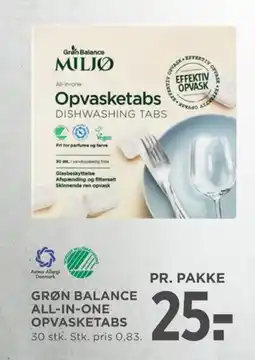 Maskinopvask-tabs