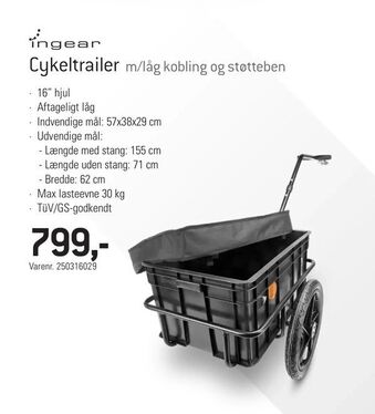 Thansen Cykeltrailer tilbud