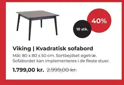Viking | Kvadratisk sofabord