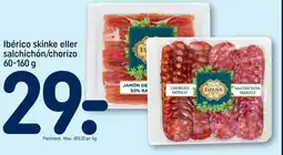 REMA 1000 Ibérico skinke eller salchichón/chorizo 60-160 g tilbud