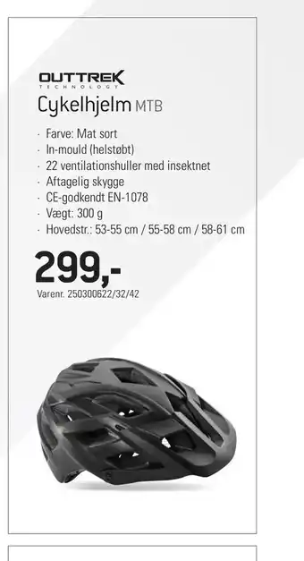Thansen Cykelhjelm MTB tilbud