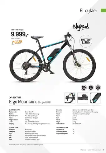 Thansen 27,5" / MTB el-cykel tilbud