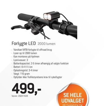 Thansen Forlygte LED tilbud