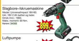 Harald Nyborg Slagbore-/skruemaskine tilbud