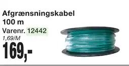 Afgrænsningskabel 100 m