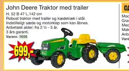 John Deere Traktor med trailer