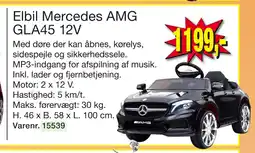 Harald Nyborg Elbil Mercedes AMG GLA45 12V tilbud
