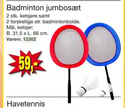 Harald Nyborg Badminton jumbosæt tilbud