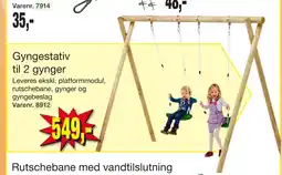 Harald Nyborg Gyngestativ til 2 gynger tilbud