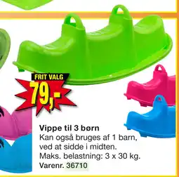 Harald Nyborg Vippe til 3 børn tilbud