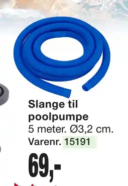 Slange til poolpumpe