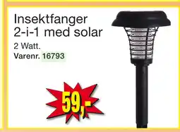 Harald Nyborg Insektfanger 2-i-1 med solar tilbud