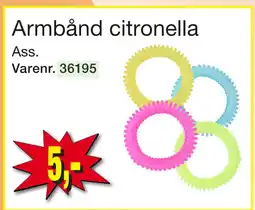 Harald Nyborg Armbånd citronella tilbud