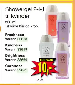Showergel 2-i-1 til kvinder