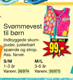 Harald Nyborg Svømmevest til børn tilbud