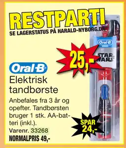 Harald Nyborg Elektrisk tandbørste tilbud