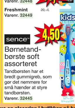 Harald Nyborg Børnetandbørste soft assorteret tilbud