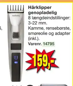 Harald Nyborg Hårklipper genopladelig tilbud