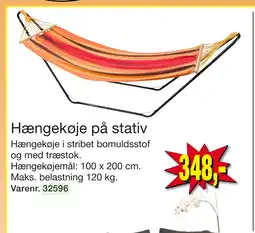 Harald Nyborg Hængekøje på stativ tilbud