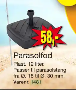 Harald Nyborg Parasolfod tilbud