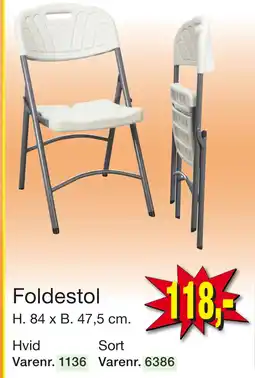 Harald Nyborg Foldestol tilbud