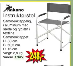 Harald Nyborg Instruktørstol tilbud
