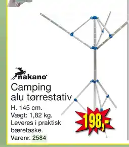 Harald Nyborg Camping alu tørrestativ tilbud