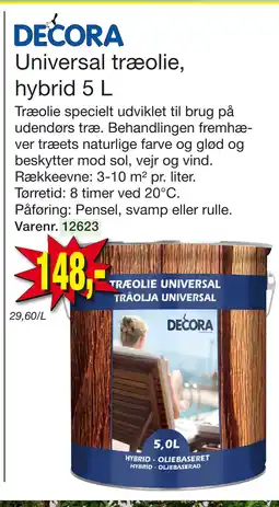 Harald Nyborg Universal træolie, hybrid 5 L tilbud