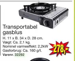 Harald Nyborg Transportabel gasblus tilbud