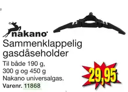 Harald Nyborg Sammenklappelig gasdåseholder tilbud