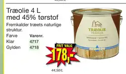 Harald Nyborg Træolie 4 L med 45% tørstof tilbud