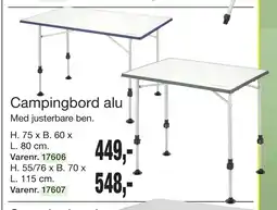 Harald Nyborg Campingbord alu tilbud