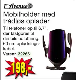 Harald Nyborg Mobilholder med trådløs oplader tilbud
