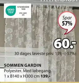 JYSK SOMMEN GARDIN tilbud