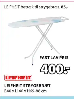 JYSK LEIFHEIT STRYGEBRÆT tilbud