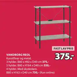 JYSK VANDBORG REOL tilbud