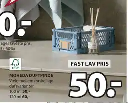 JYSK MOHEDA DUFTPINDE tilbud