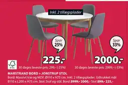 MARSTRAND BORD + JONSTRUP STOL