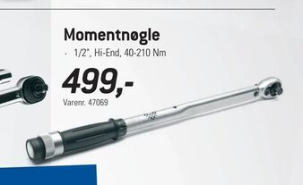 Thansen Momentnøgle tilbud