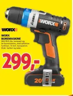 XL-BYG WORX BOREMASKINE tilbud