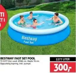 XL-BYG BESTWAY FAST SET POOL tilbud
