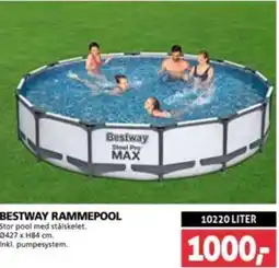 XL-BYG BESTWAY RAMMEPOOL tilbud