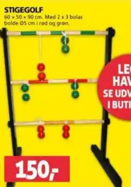 XL-BYG STIGEGOLF tilbud