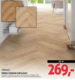 XL-BYG PERGO VOXNAN VINYLGULV tilbud
