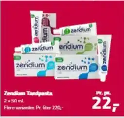 Fleggaard Zendium Tandpasta tilbud
