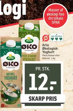 SPAR Pære & Banan Yoghurt tilbud