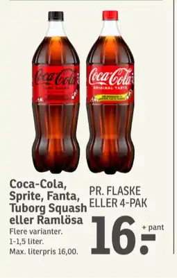 SPAR Mineralvand med brus tilbud