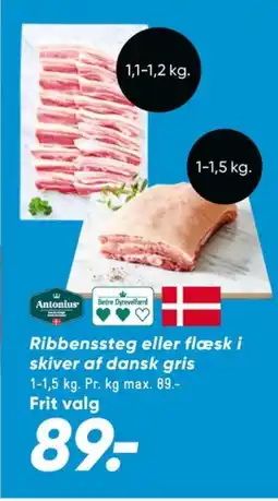 Bilka Flæsk i skiver tilbud