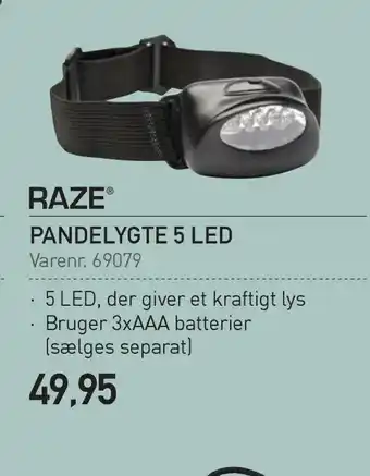 Thansen Pandelygte 5 led tilbud