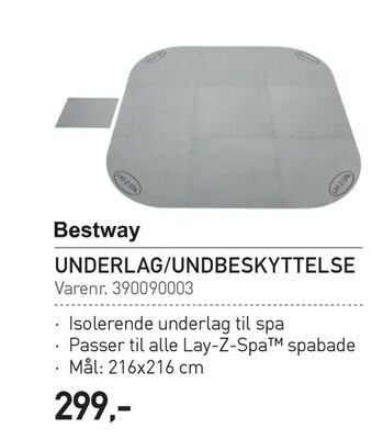 Underlag/undbeskyttelse